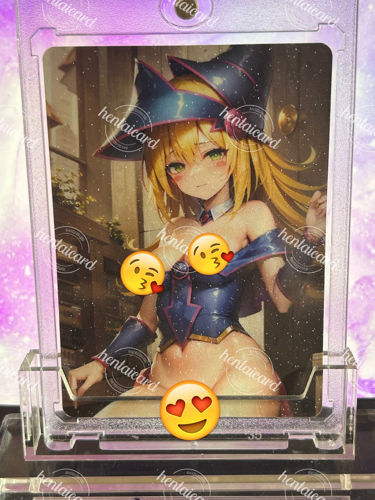 Dark Magician Girl FOIL Hentai Mature Sexy Card 05
