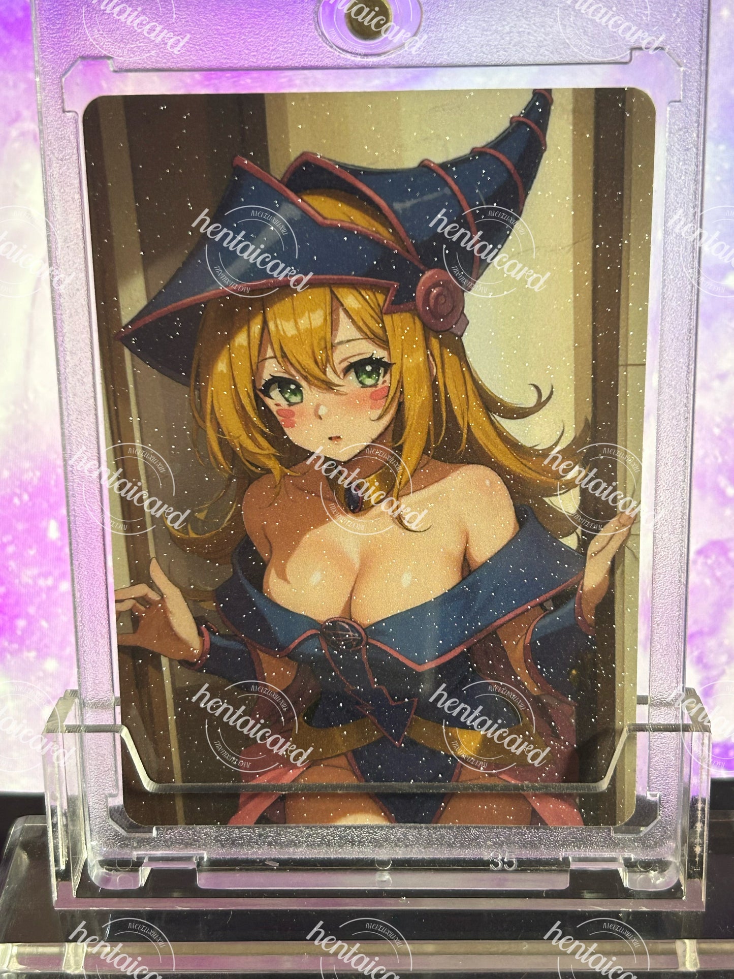 Dark Magician Girl FOIL Hentai Mature Sexy Card 08