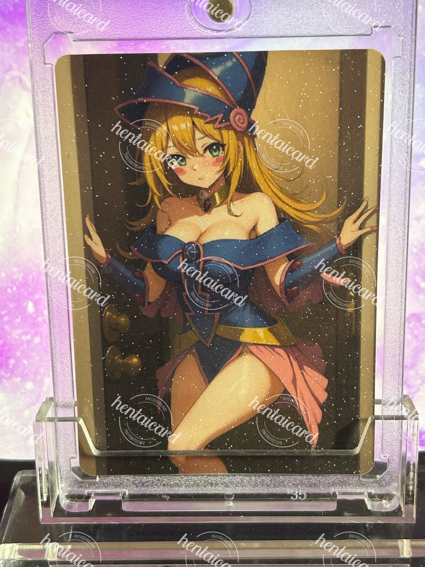 Dark Magician Girl FOIL Hentai Mature Sexy Card 09
