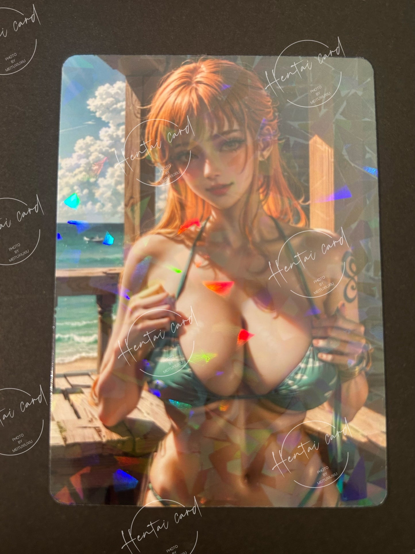 One piece Nami FOIL Mature Hentai Sexy Card HZW-04 LOT9