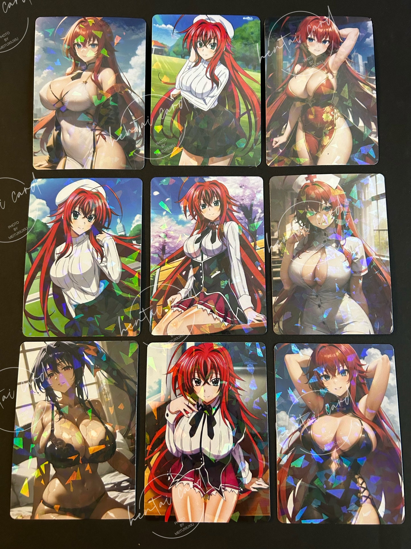 high school dxd Card Gremory 9pcs