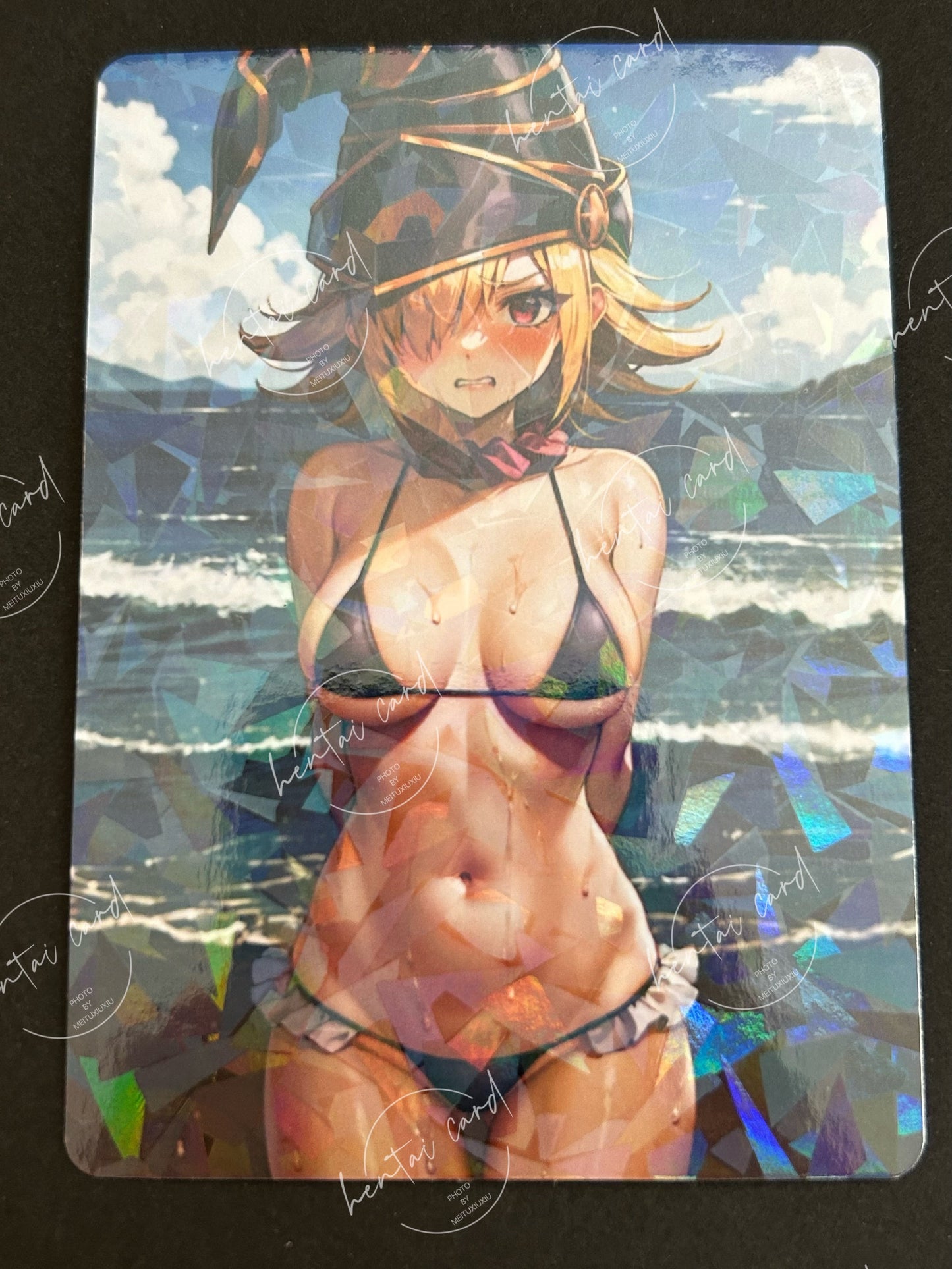 Dark Magician Girl FOIL Hentai Mature Sexy Waifu Anime Doujin Card YXW-02