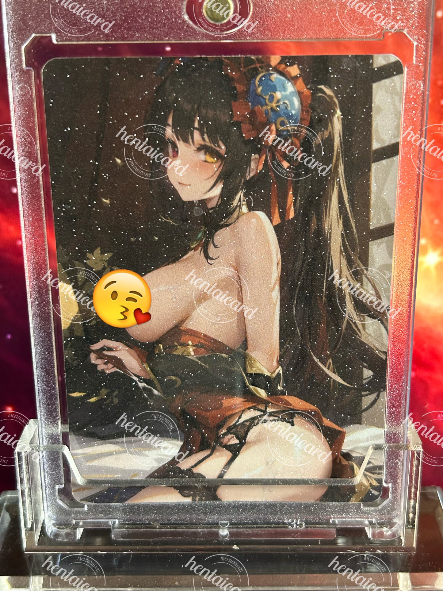 DATE A LIVE Tokisaki Kurumi Hentai Mature Sexy Waifu Anime Doujin Card