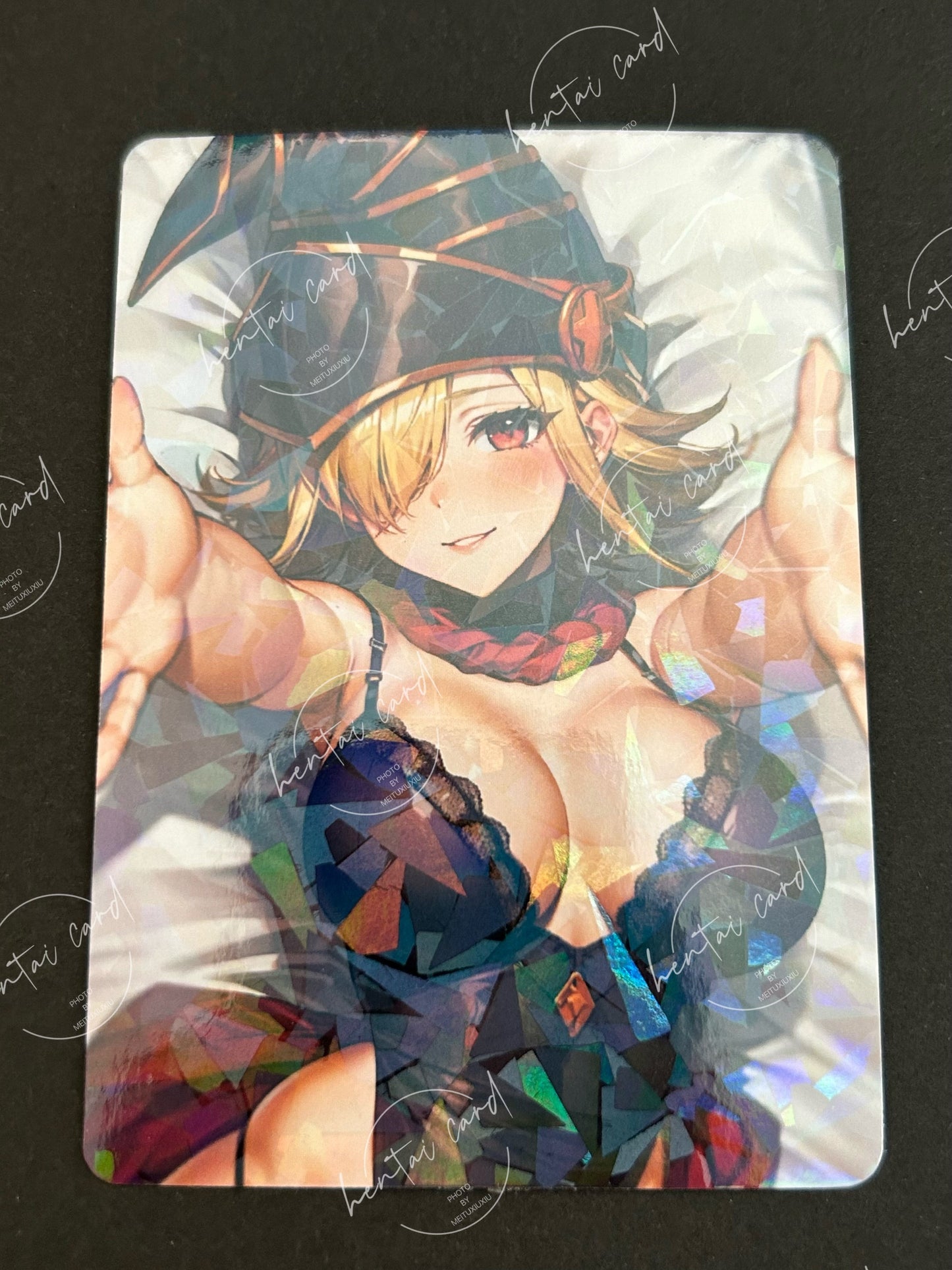 Dark Magician Girl FOIL Hentai Mature Sexy Waifu Anime Doujin Card YXW-02