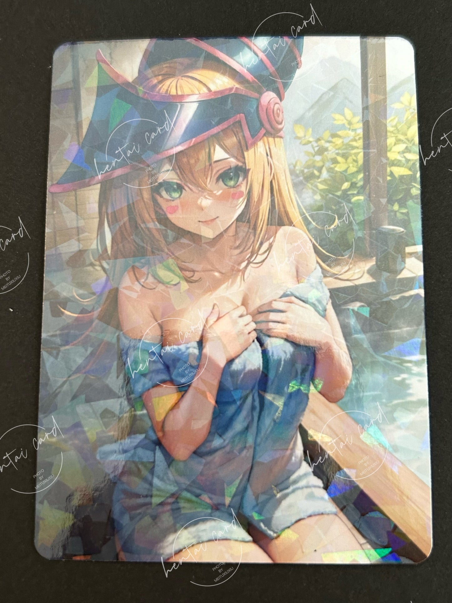 Dark Magician Girl FOIL Hentai Mature Sexy Waifu Anime Doujin Card YXW-02