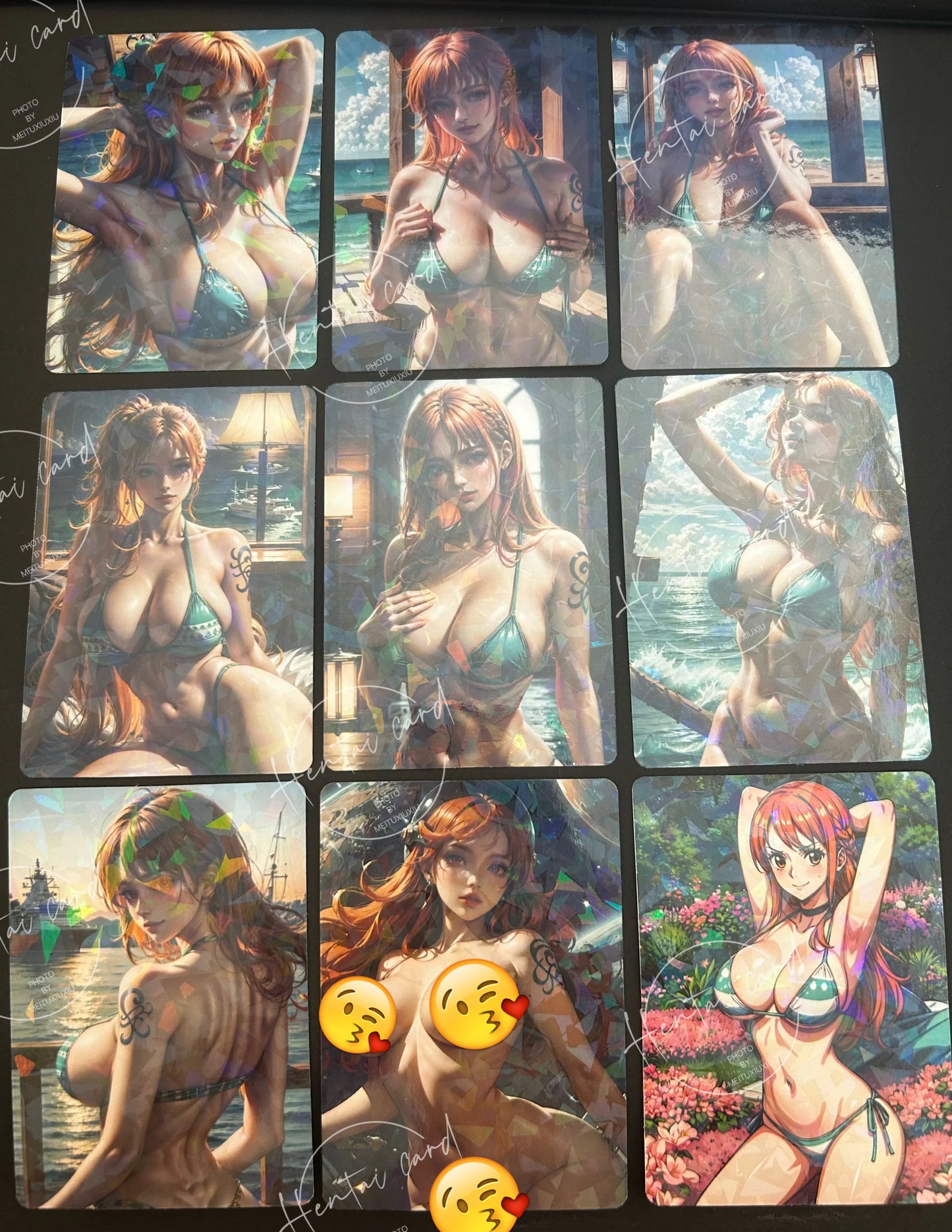 One piece Nami FOIL Mature Hentai Sexy Card HZW-04 LOT9