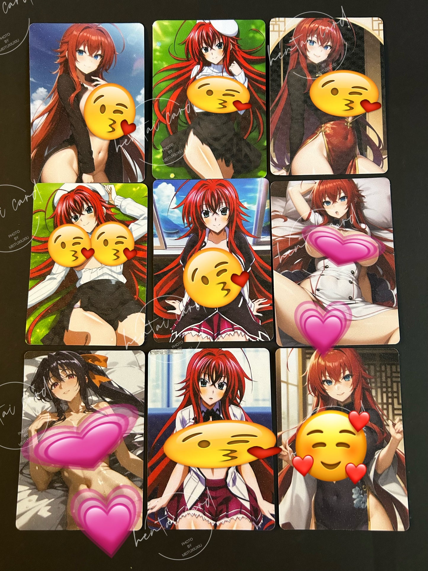 high school dxd Card Gremory 9pcs