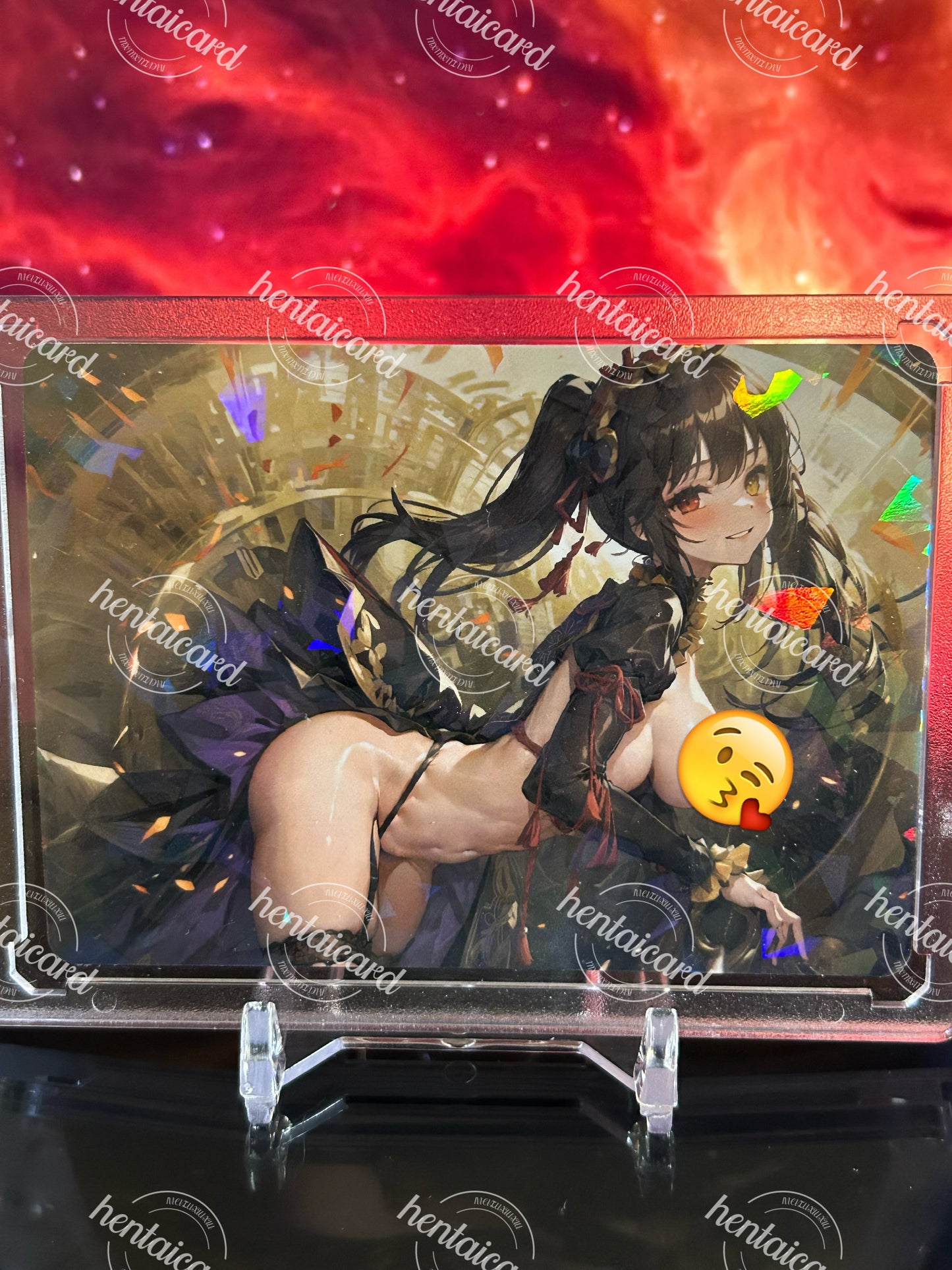 DATE A LIVE Tokisaki Kurumi Hentai Mature Sexy Waifu Anime Doujin Card LOT9