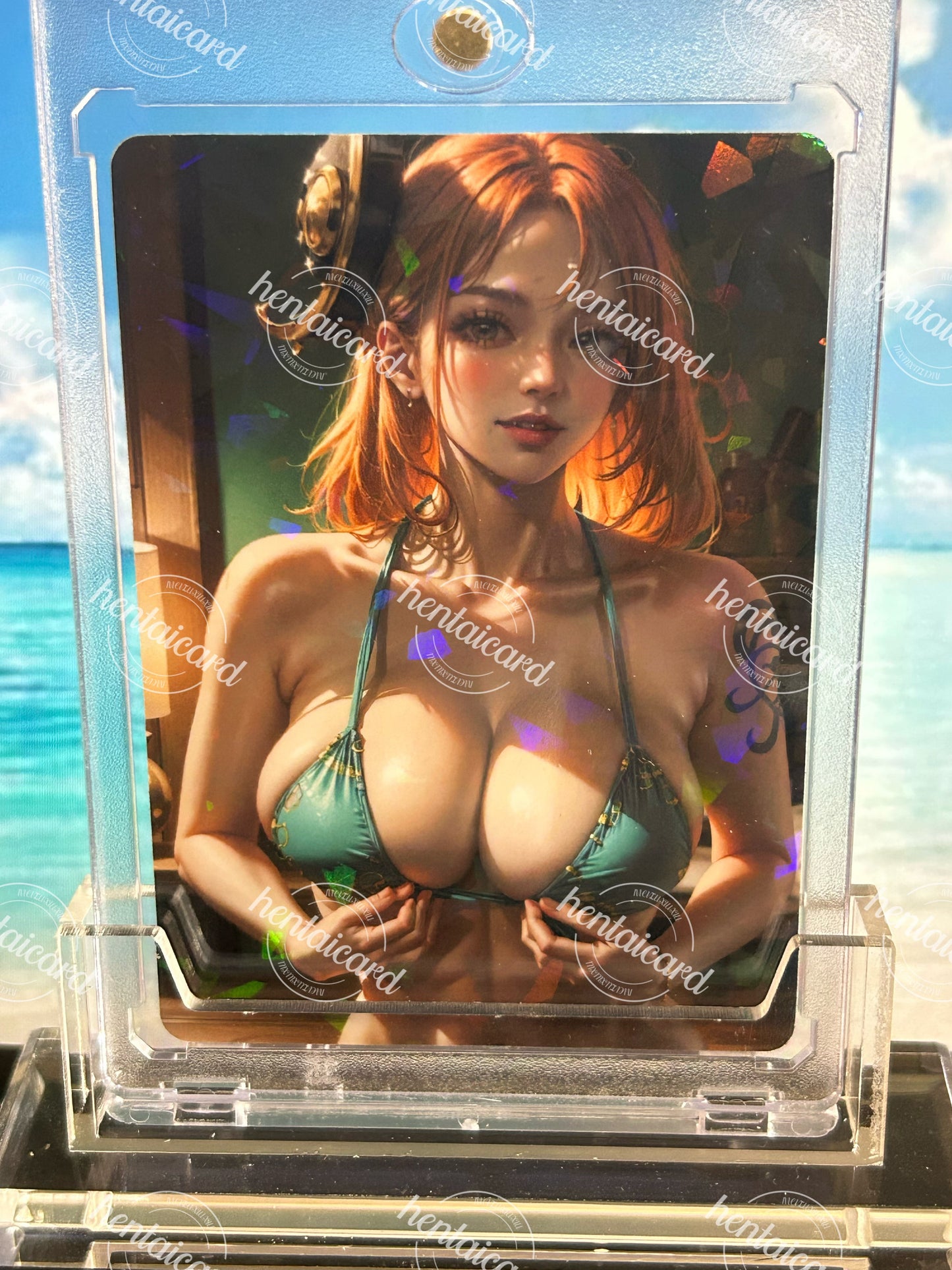 One piece Nami FOIL Mature Hentai Sexy Card HZW-03 LOT9