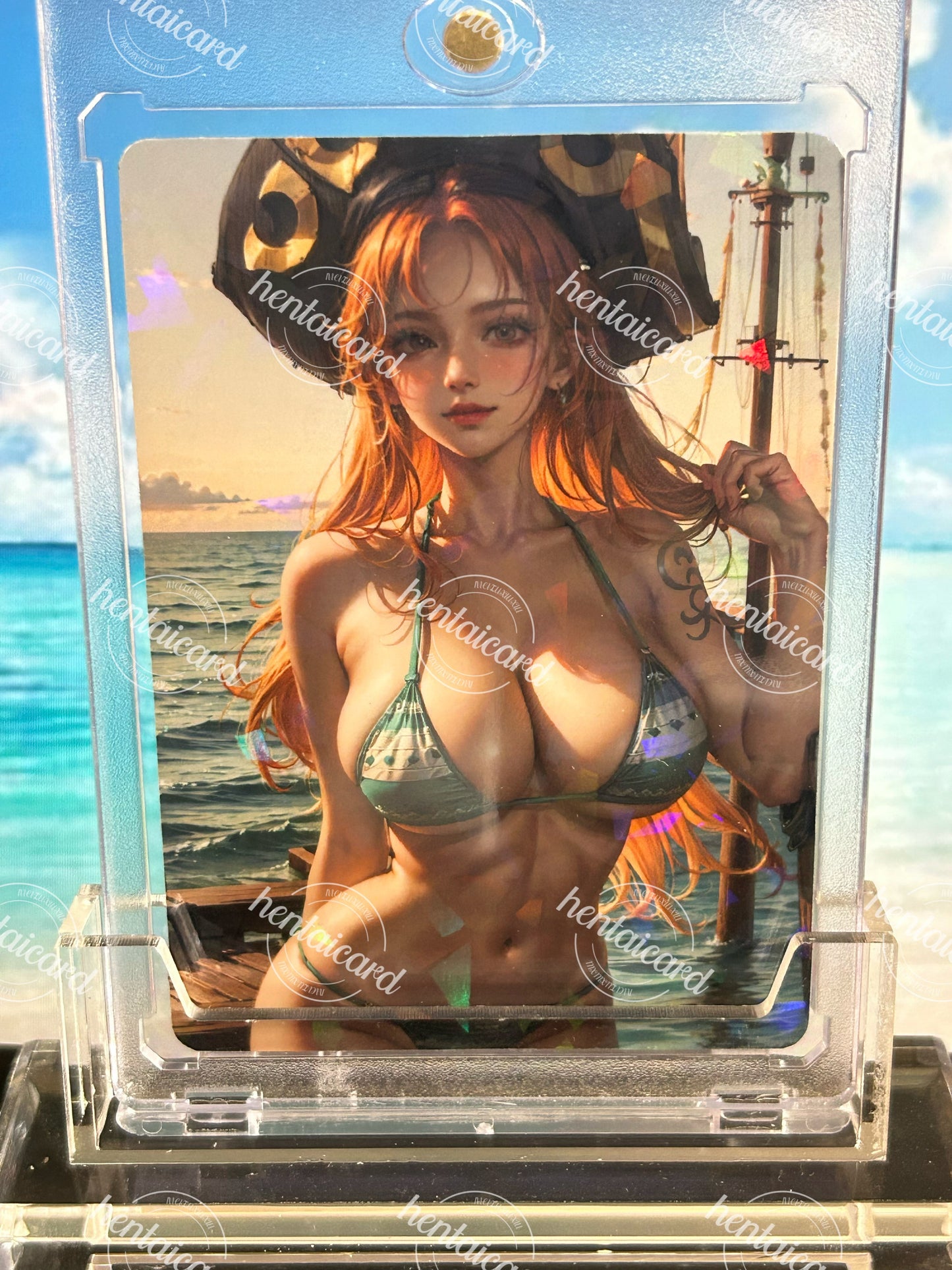 One piece Nami FOIL Mature Hentai Sexy Card HZW-03 LOT9