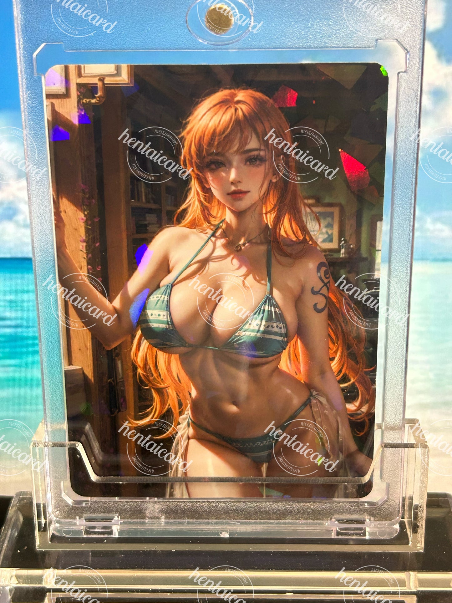 One piece Nami FOIL Mature Hentai Sexy Card HZW-03 LOT9