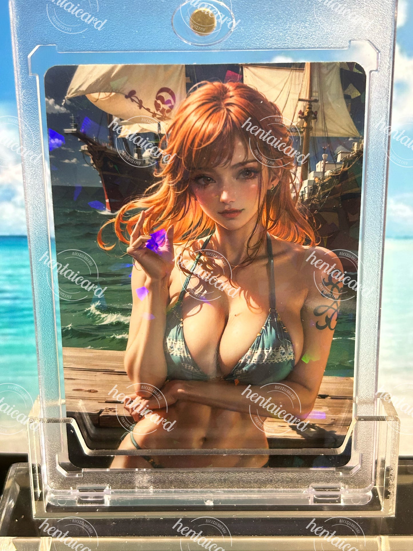 One piece Nami FOIL Mature Hentai Sexy Card HZW-03 LOT9