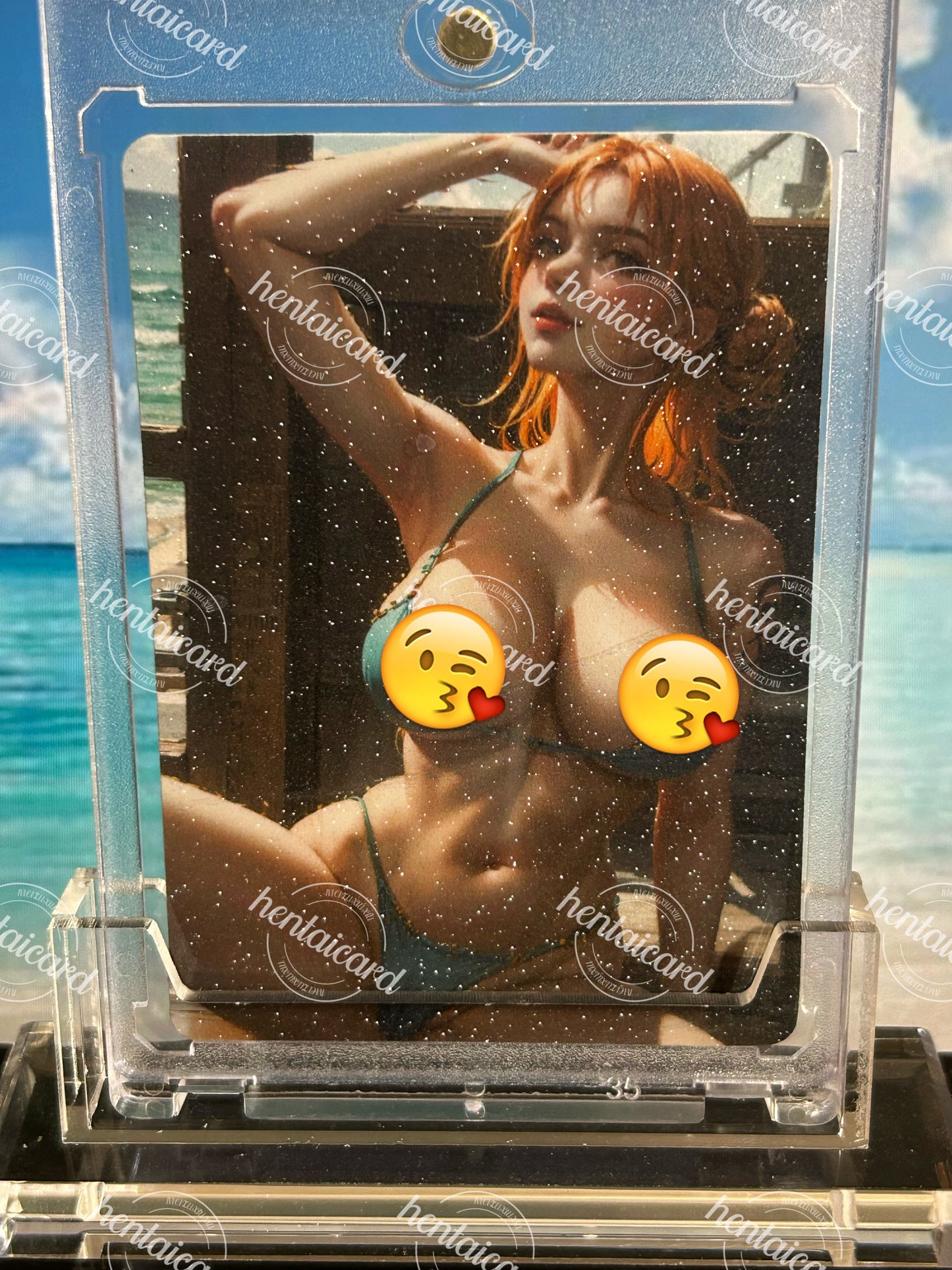 One piece Nami FOIL Mature Hentai Sexy Card HZW-03 LOT9