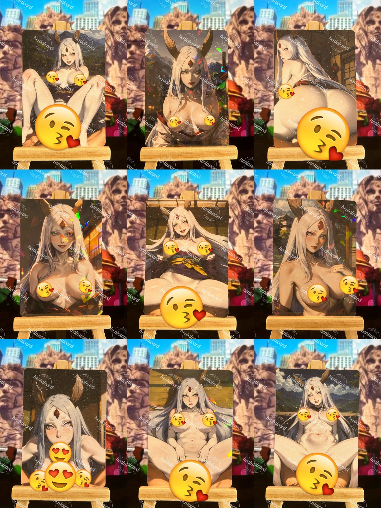 Naruto Kaguya FOIL Hentai Mature Sexy Card Lot 9(HY-04)