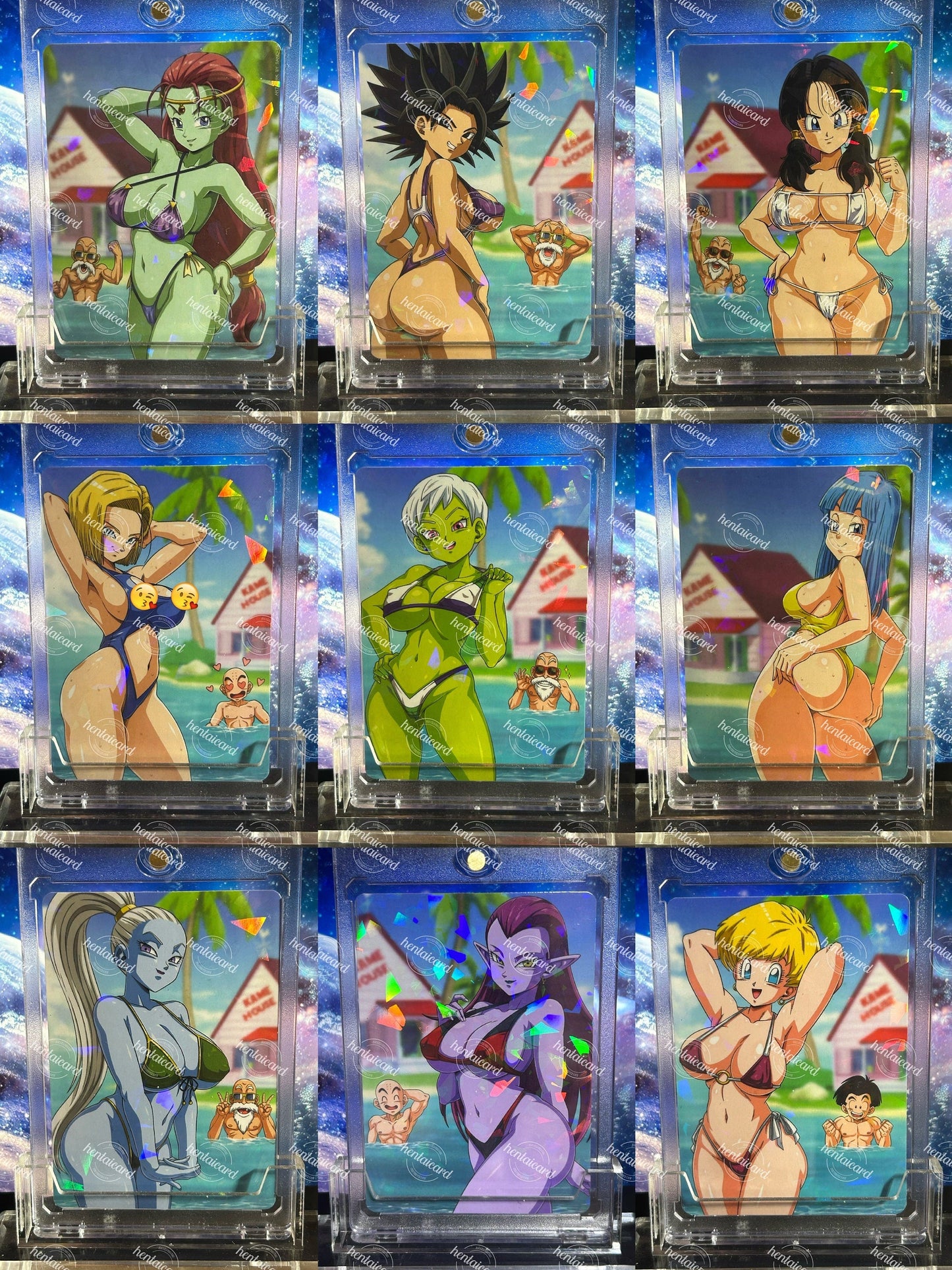 Dragon Ball Hentai Mature Bikini Sexy Doujin Card LOT 18 LZ01