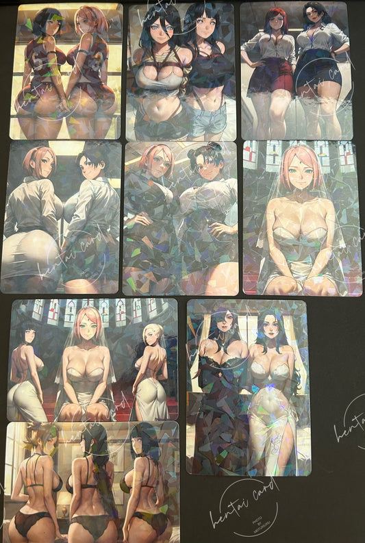 Naruto FOIL Hentai Mature Sexy Card Lot 9(HY-08)