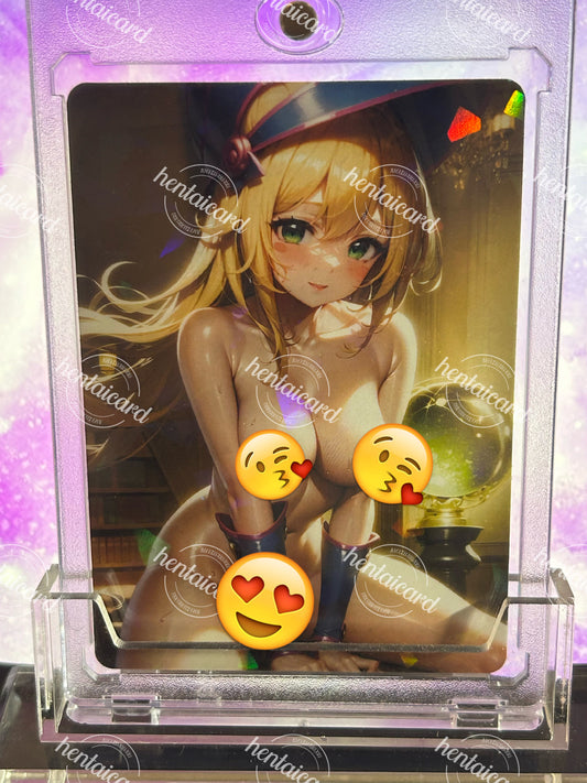 Dark Magician Girl FOIL Hentai Mature Sexy Card 03