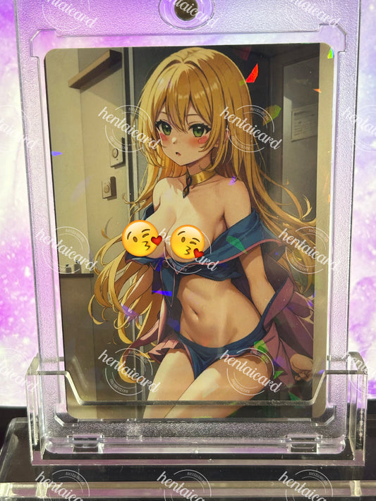 Dark Magician Girl FOIL Hentai Mature Sexy Card 08