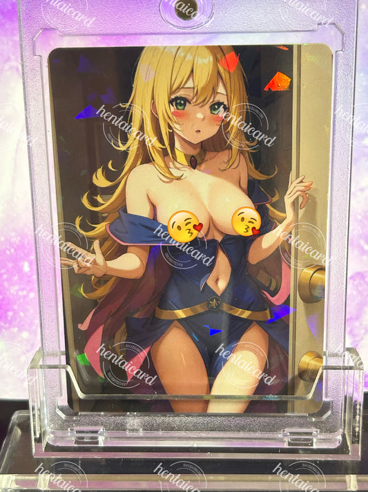 Dark Magician Girl FOIL Hentai Mature Sexy Card 09