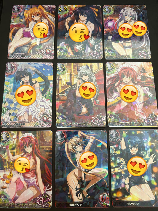 high school dxd Card 9pcs NO.11
