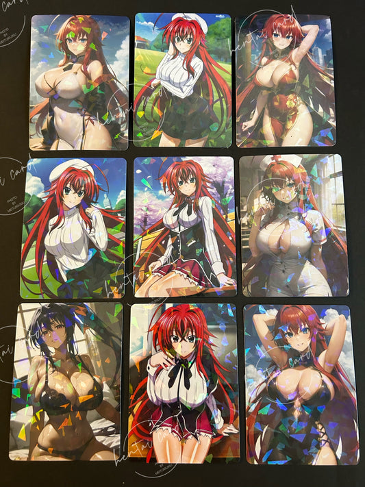 high school dxd Card Gremory 9pcs