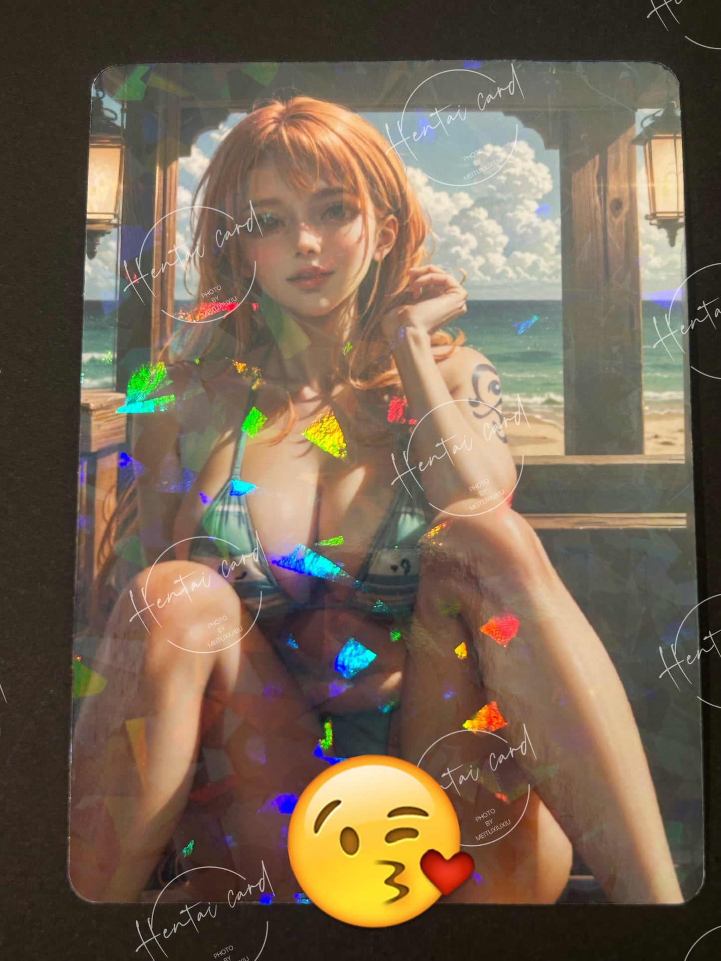 One piece Nami FOIL Mature Hentai Sexy Card HZW-04 LOT9