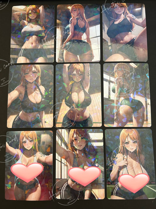 One piece FOIL Hentai Sexy Card HZW-011 LOT9