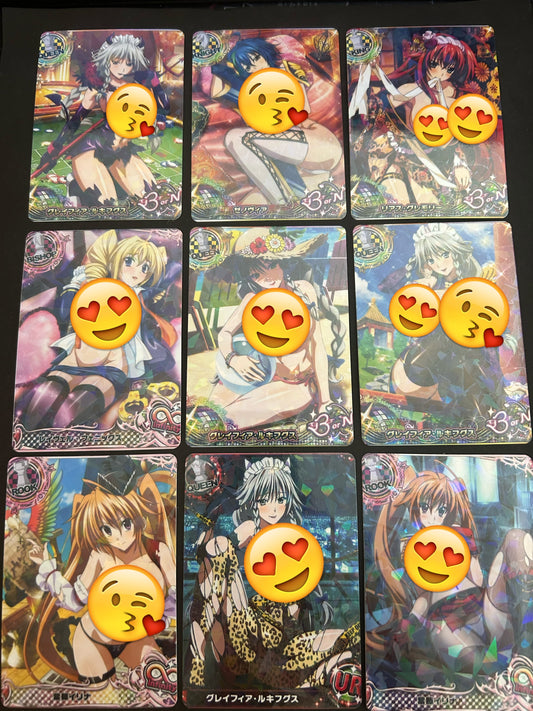 high school dxd Card 9pcs NO.12