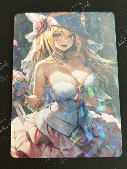 Dark Magician Girl FOIL Hentai Mature Sexy Waifu Anime Doujin Card YXW-02