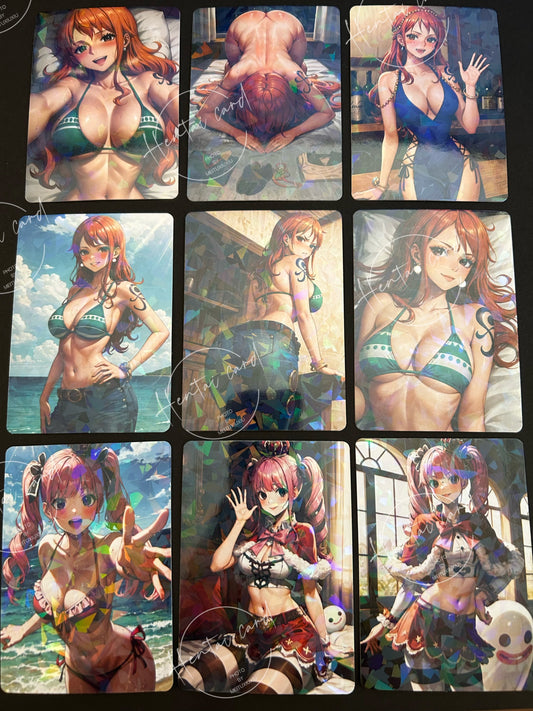 One piece FOIL Hentai Sexy Card HZW-010 LOT9