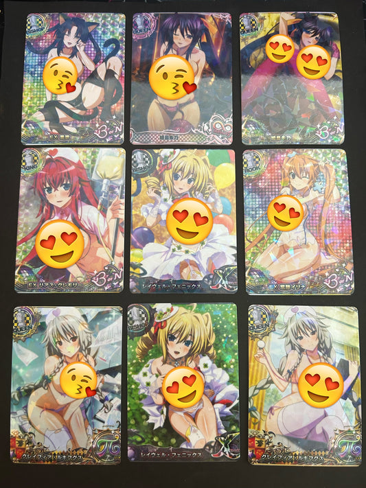 high school dxd Card 9pcs NO.4