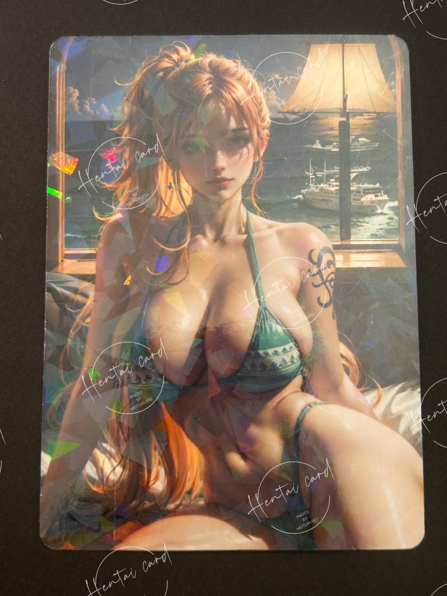 One piece Nami FOIL Mature Hentai Sexy Card HZW-04 LOT9