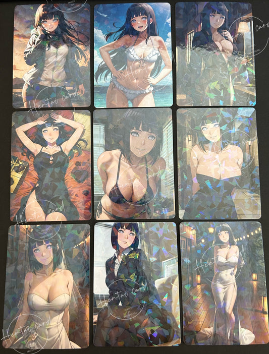 Naruto Hinata FOIL Hentai Mature Sexy Card Lot 9(HY-10)