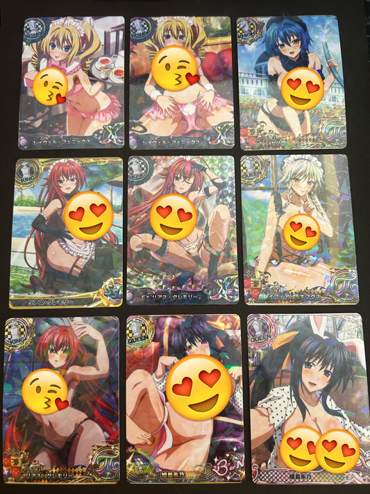 high school dxd Card 9pcs NO.2