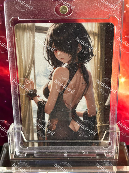 DATE A LIVE Tokisaki Kurumi Hentai Mature Sexy Waifu Anime Doujin Card LOT9