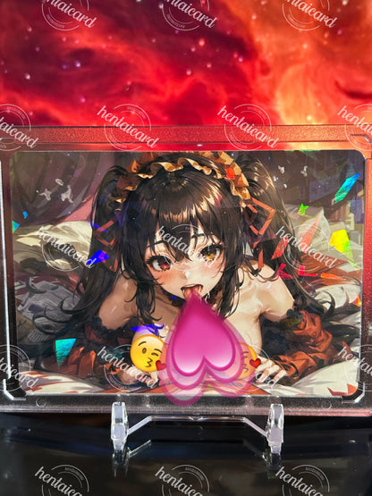 DATE A LIVE Tokisaki Kurumi Hentai Mature Sexy Waifu Anime Doujin Card