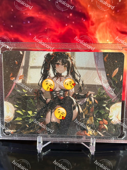 DATE A LIVE Tokisaki Kurumi Hentai Mature Sexy Waifu Anime Doujin Card