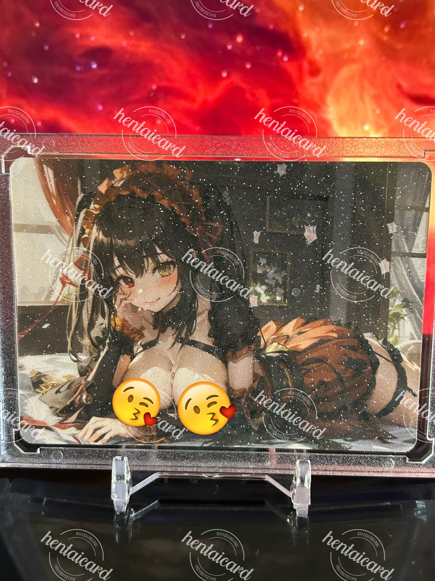 DATE A LIVE Tokisaki Kurumi Hentai Mature Sexy Waifu Anime Doujin Card