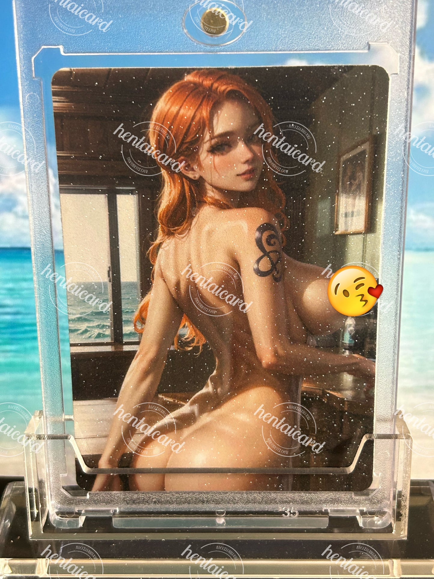 One piece Nami FOIL Mature Hentai Sexy Card HZW-03 LOT9