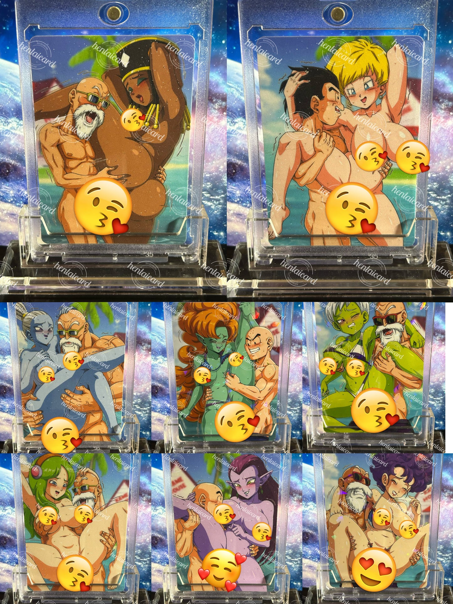 Dragon Ball Hentai Mature Bikini Sexy Goddess Waifu Anime Doujin Card LOT 17 LZ08
