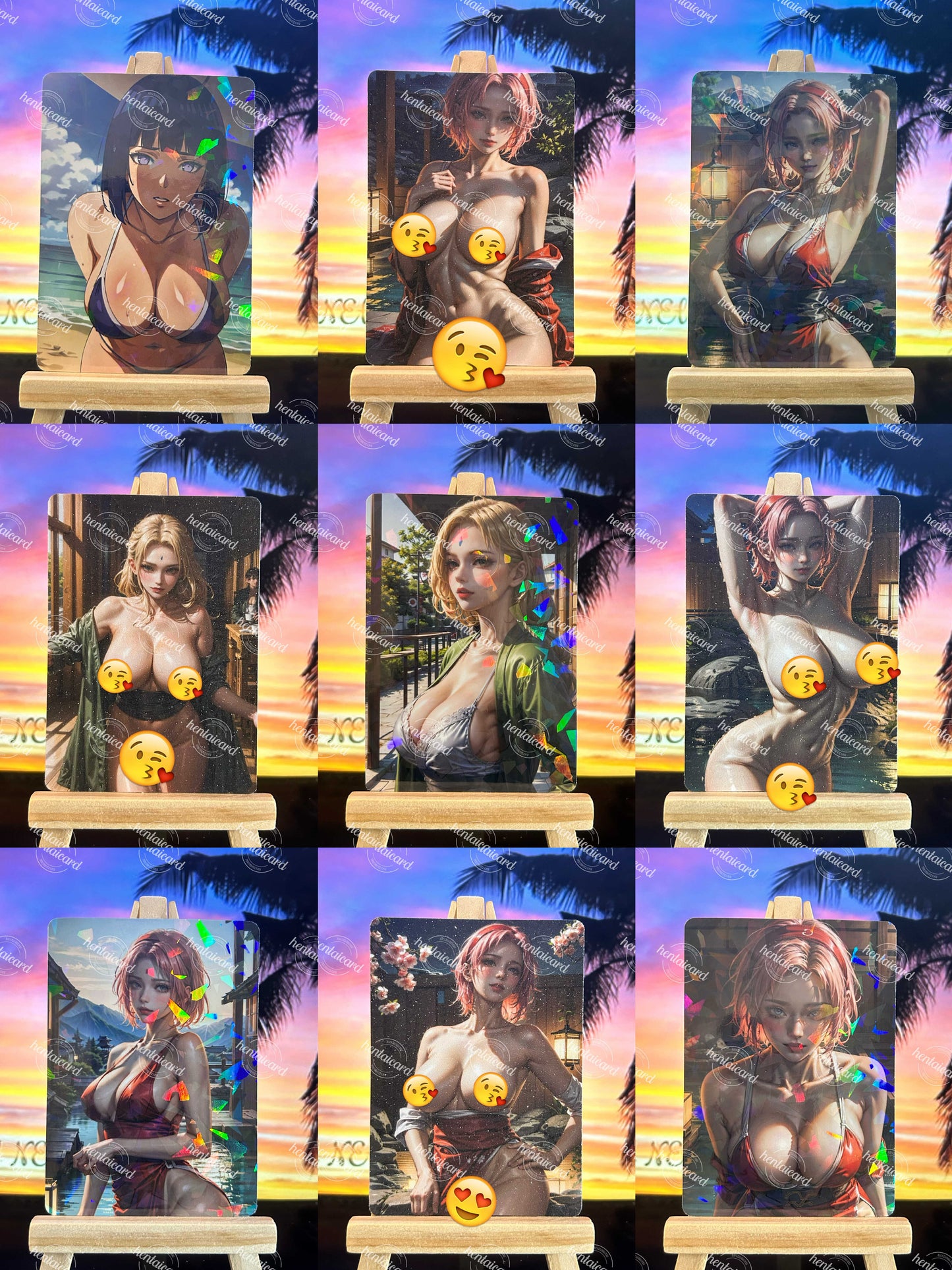 Naruto FOIL Hentai Mature Sexy Card Lot 9（HY-03）