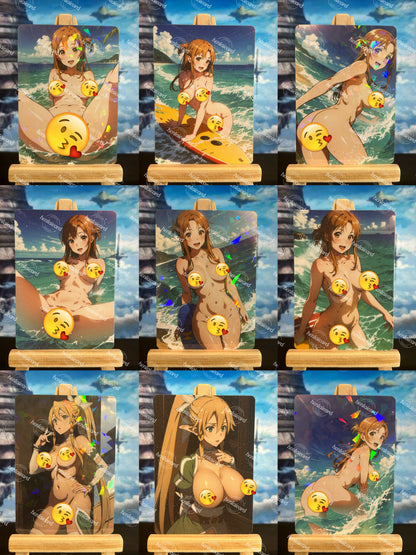 Sword Art Online FOIL Hentai Mature Sexy Card Lot 9
