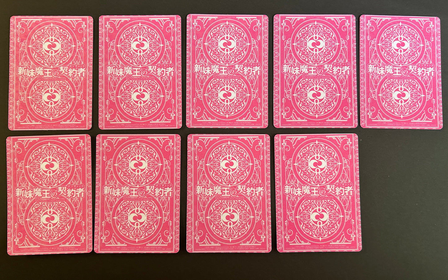 The Testament of Sister New Devil Hentai Sexy Waifu Anime Doujin Card 9pcs（XM-01）