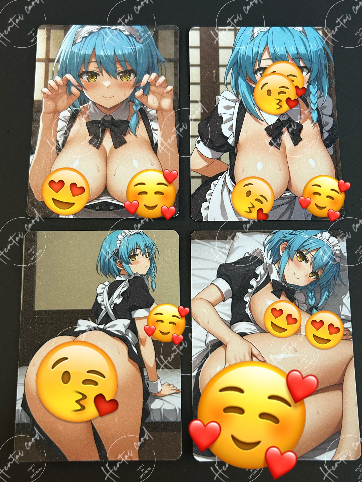 The Testament of Sister New Devil Hentai Sexy Waifu Anime Doujin Card 4pcs（XM-02）