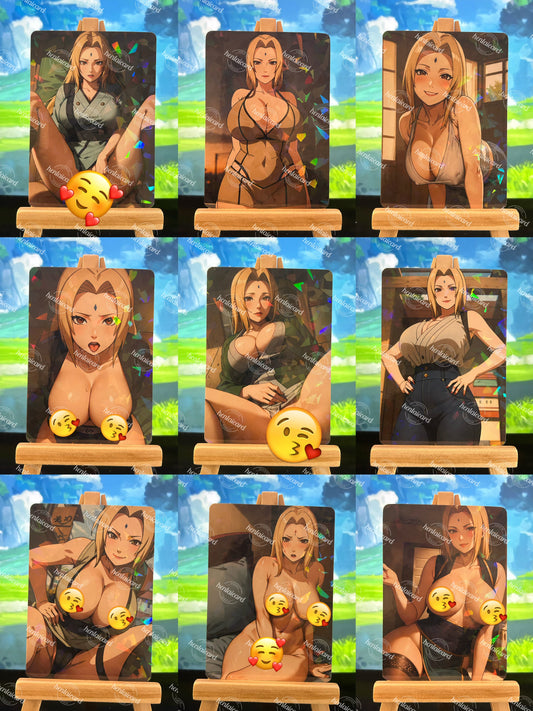 Naruto Tsunade FOIL Hentai Mature Sexy Card Lot 9(HY-05)